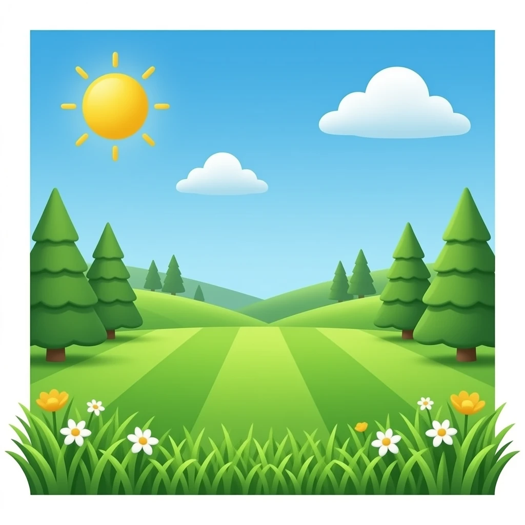 fresh cut lawn emoji