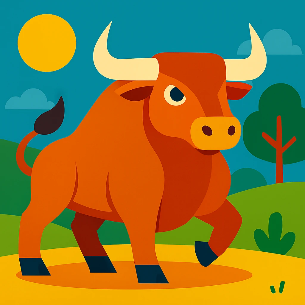 Big bull emoji