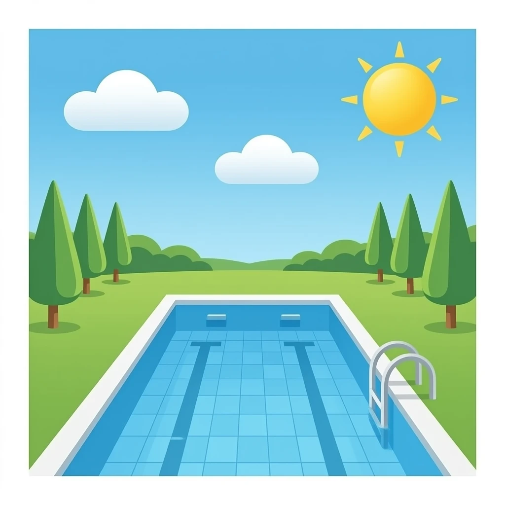 Swimming pool emoji