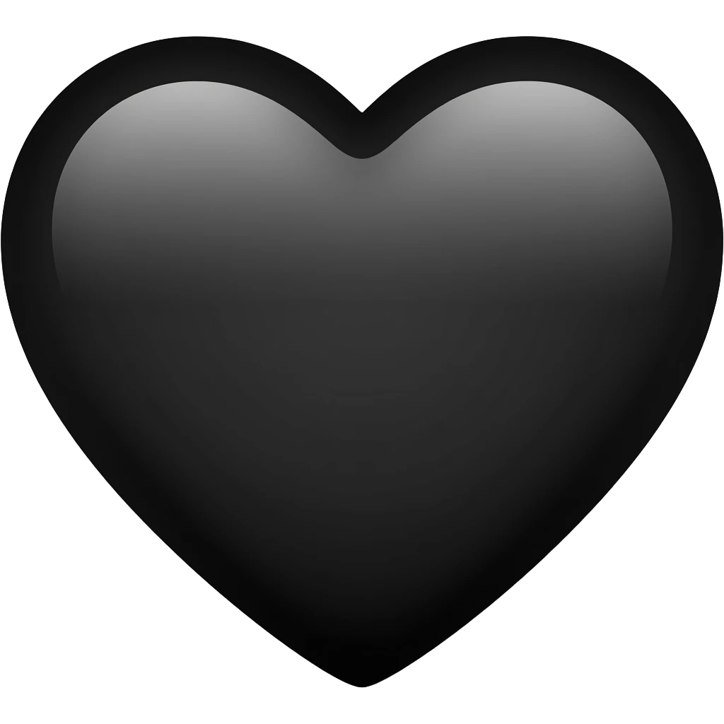 𝖡𝗅𝖺𝖼𝗄 𝗁𝖾𝖺𝗋𝗍 emoji