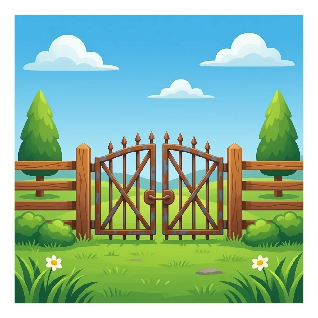Rusty gate emoji
