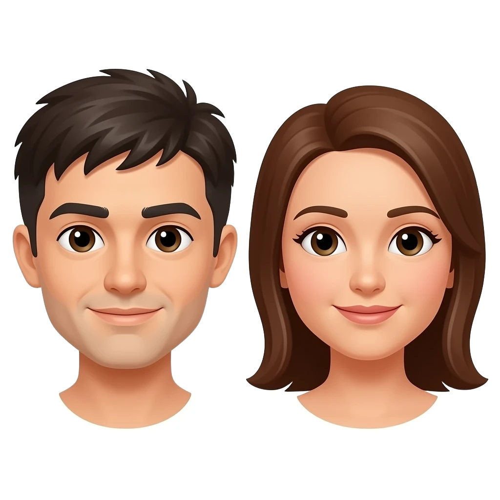 2 head emoji