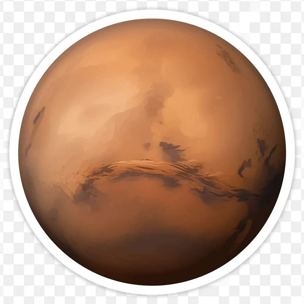 mars planet emoji