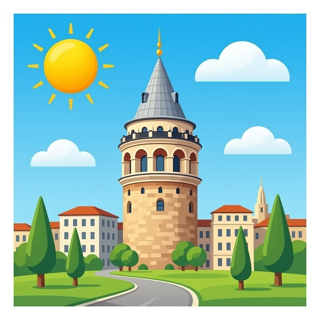 galata kulesi emoji