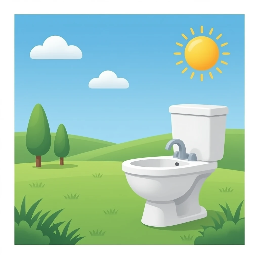 Create a bathroom emoji