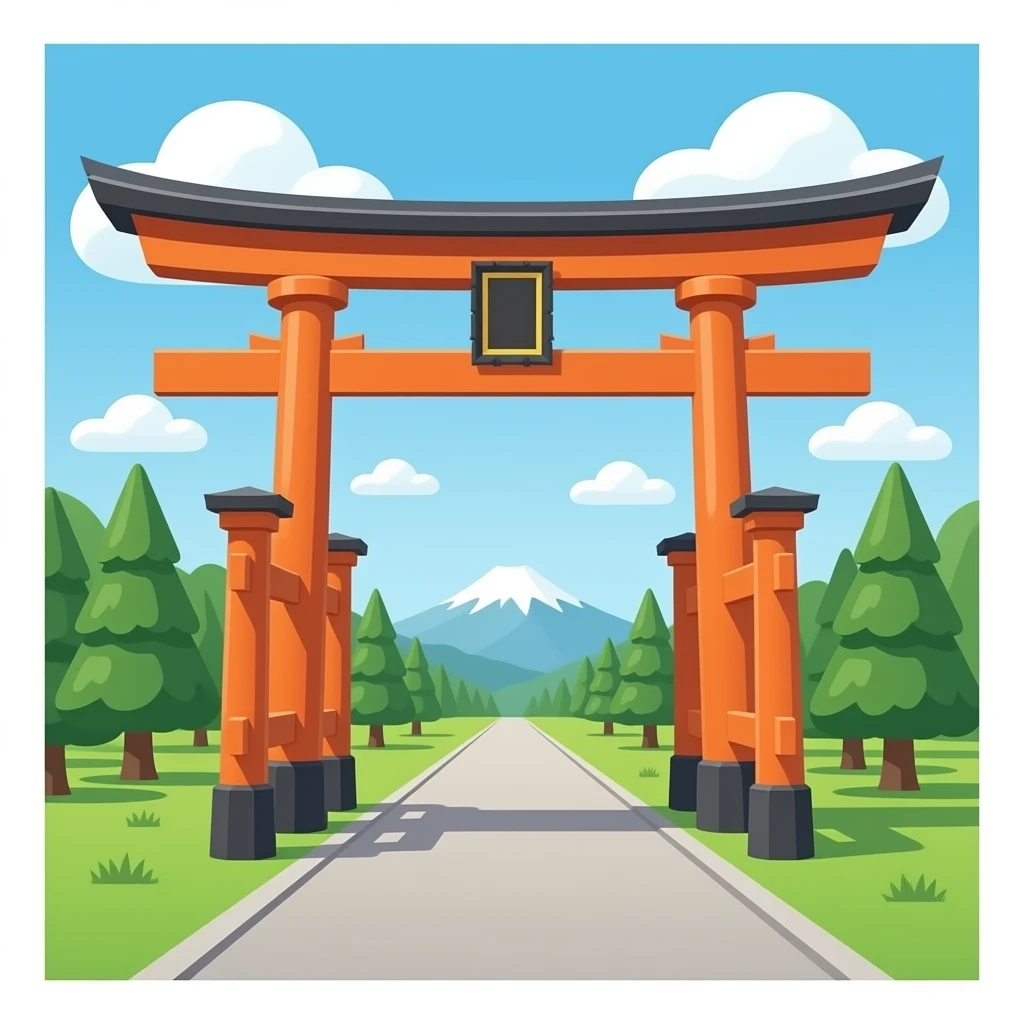 Tori gate Japan emoji