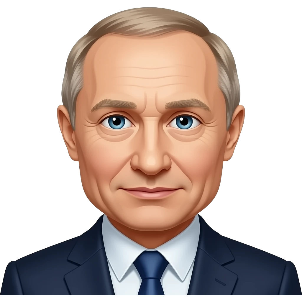 President Putin cartoon sketch emoji