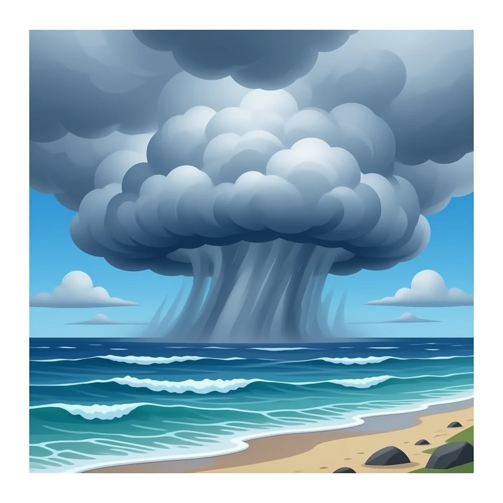 ocean strom emoji