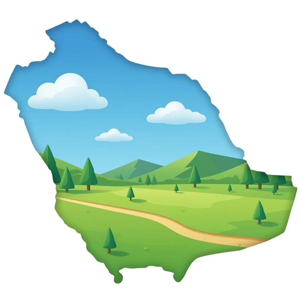 نقشه السعودية emoji