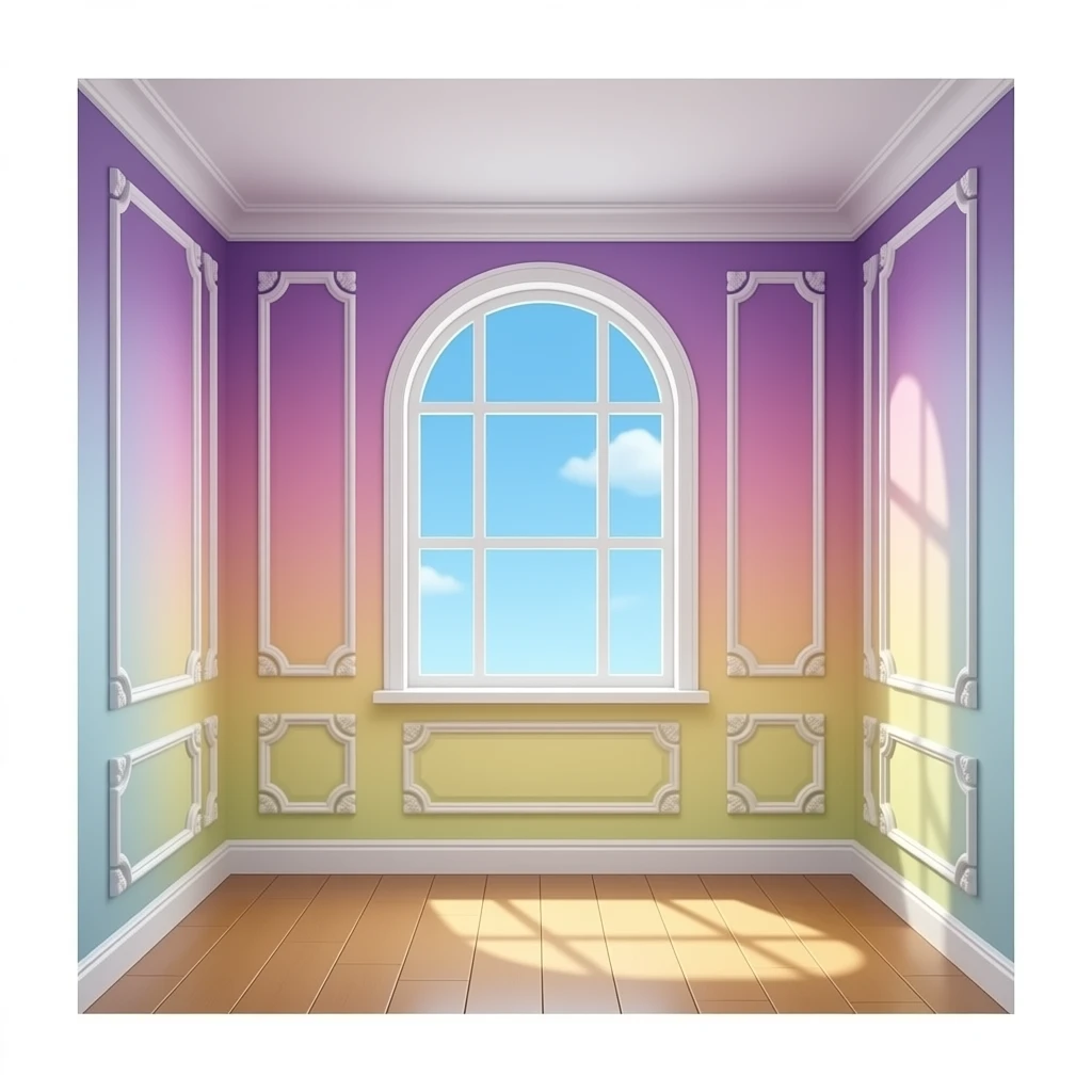 fancy gradient mirror room emoji