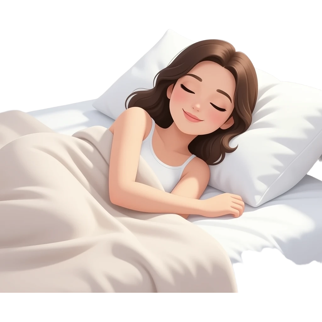 woman laying on bed emoji