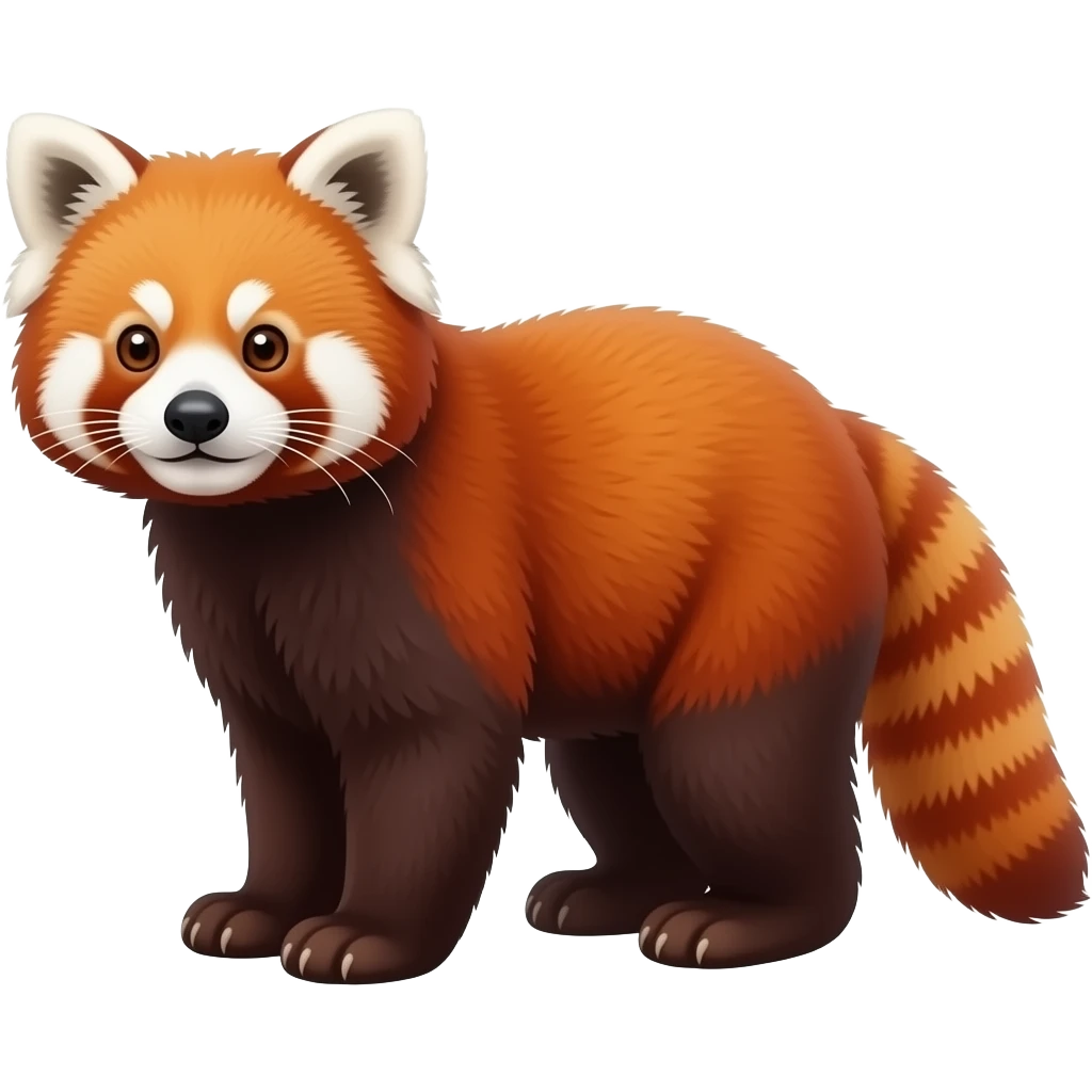 Красная панда emoji