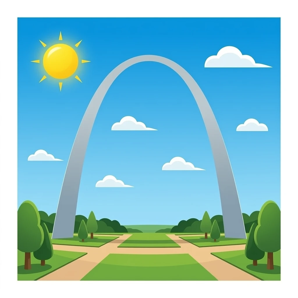 st. louis arch emoji