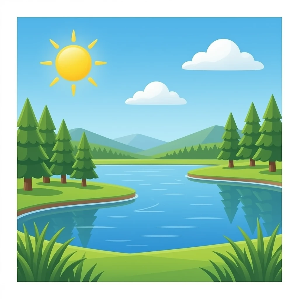 озеро emoji