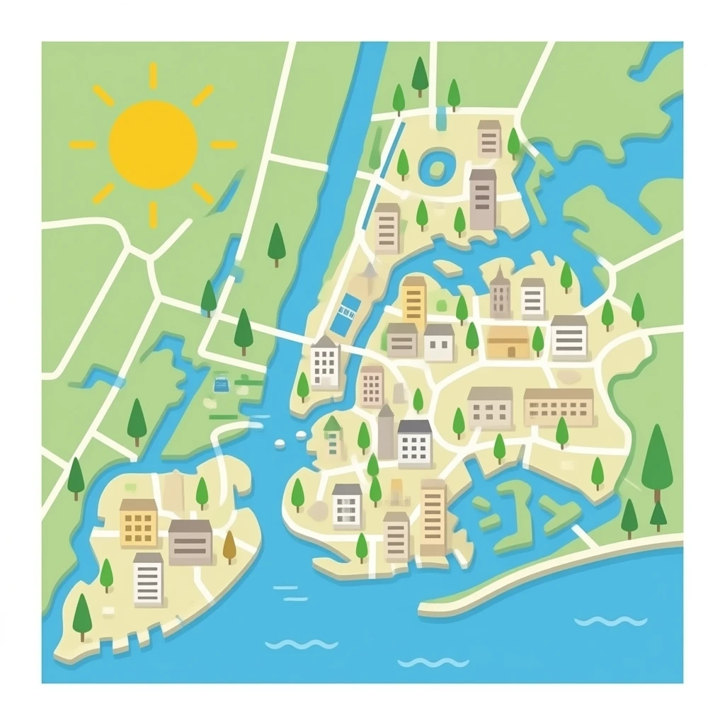 Queens map emoji