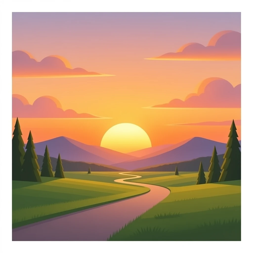 Sunset emoji