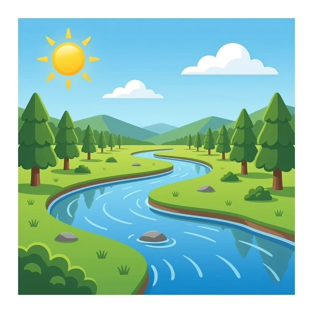 RIVER emoji
