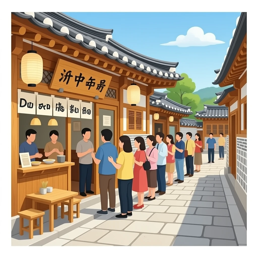북촌손만두,인사동명물,줄서서먹는그집 emoji
