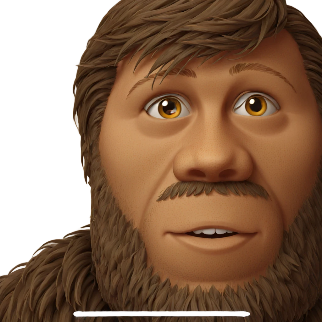 smiling boy with beard portrait emoji