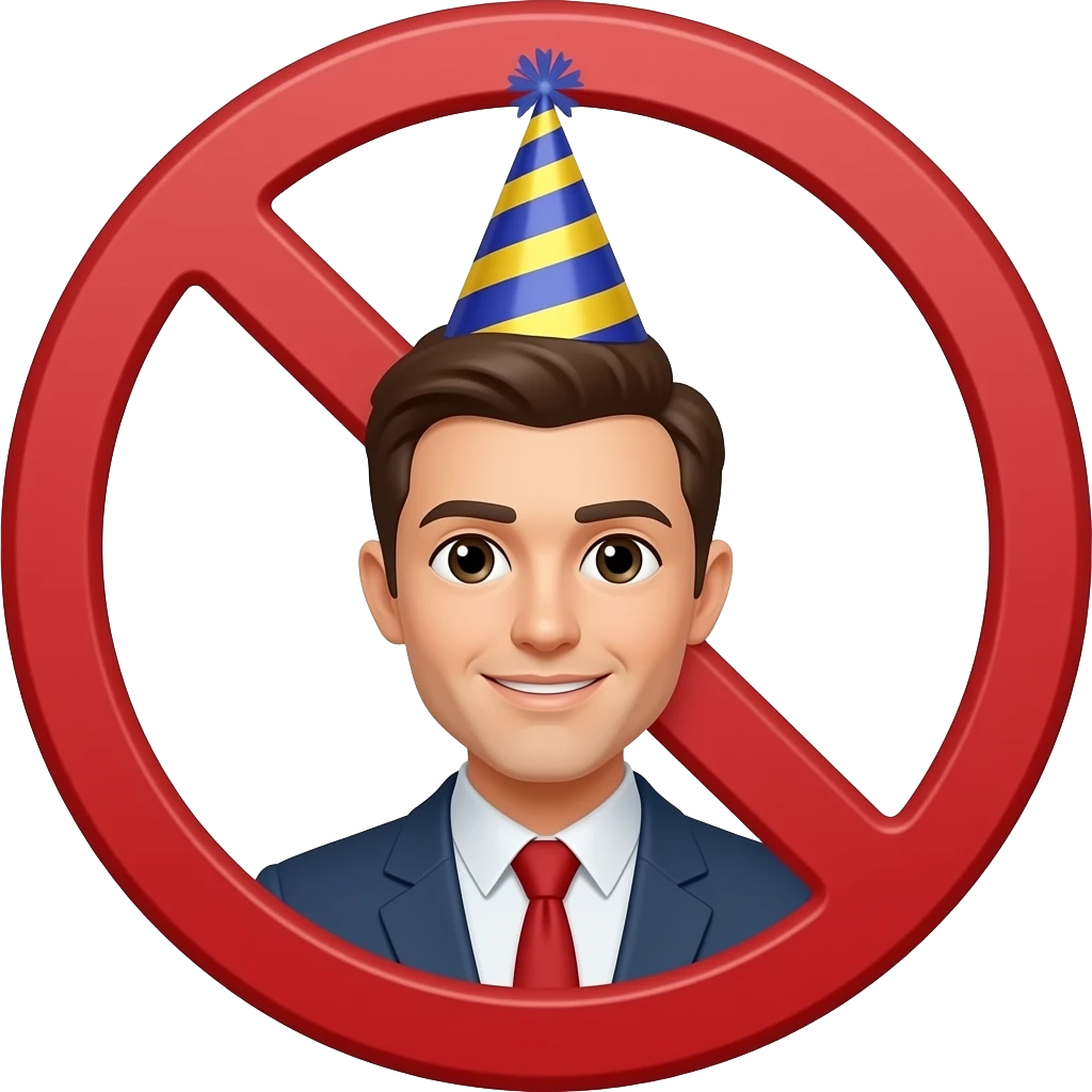 🚫🥳 emoji