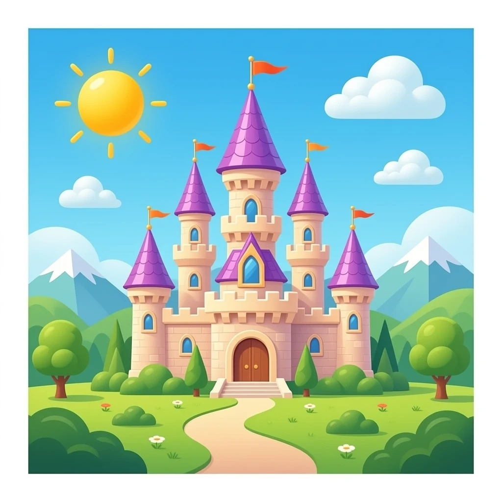 色鮮やかな宝石の城！！ emoji