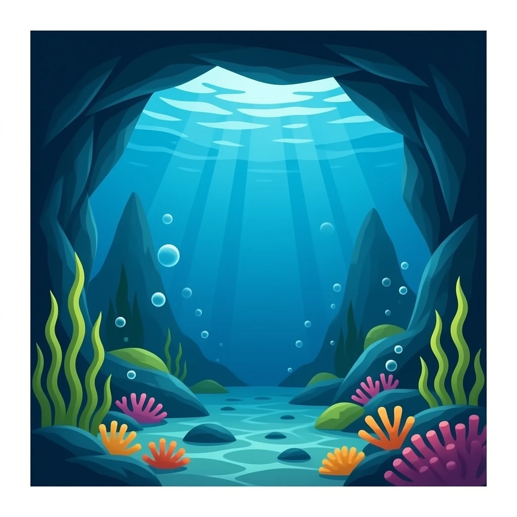 underwater cave emoji