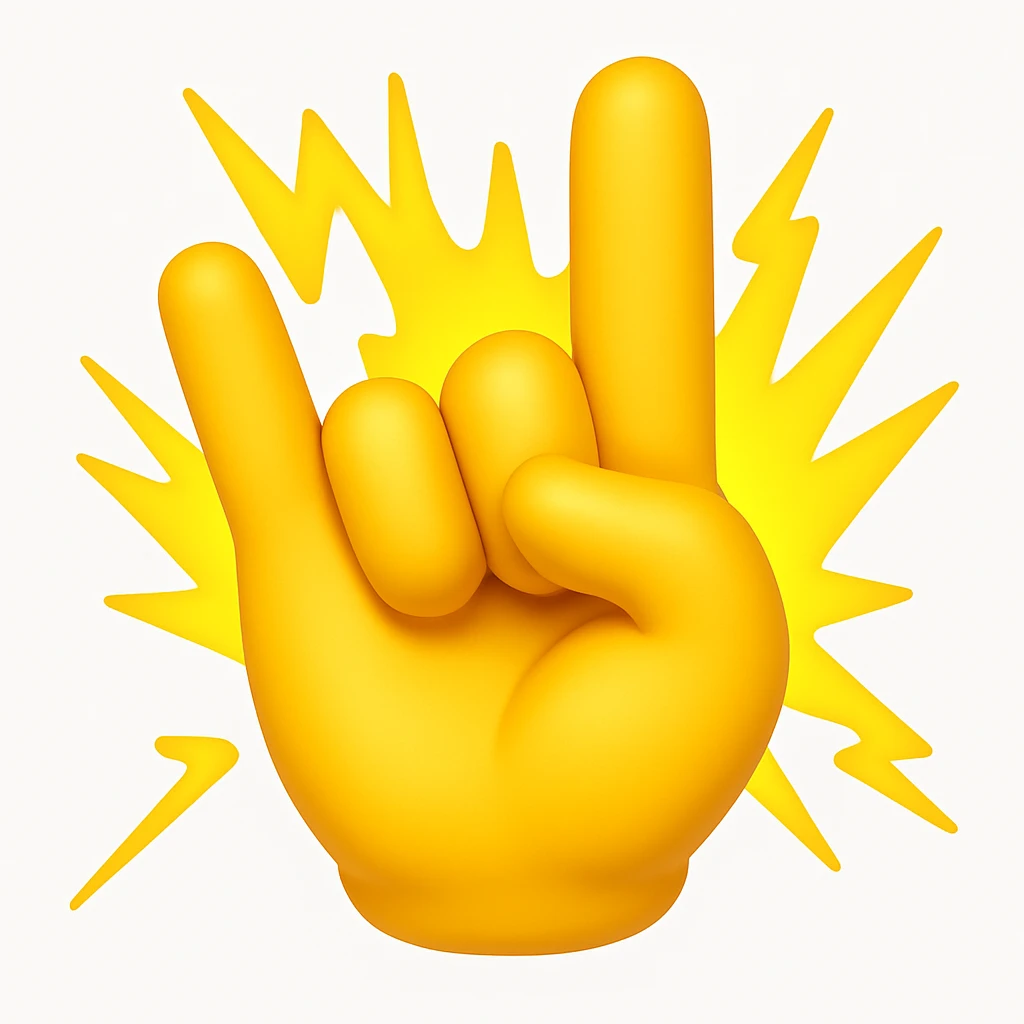 Convert the uploaded image into a 3D Apple-style emoji — preserve the key shapes, colors, and overall composition of the original image. Simplify the forms into clean, rounded cartoon-style elements while keeping the subject recognizable. Apply glossy textures, soft lighting, smooth shading, and render everything in Apple emoji style on a clean white background

 emoji