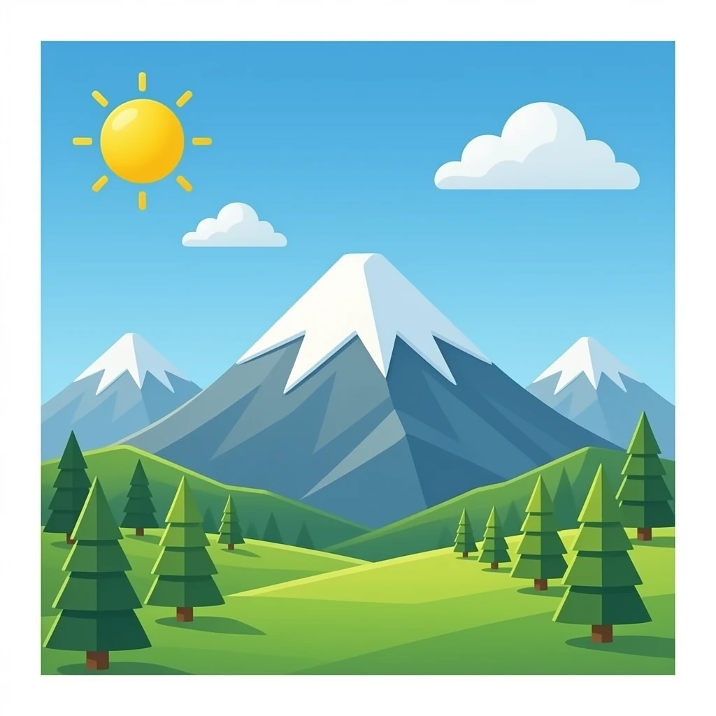 dağ emoji