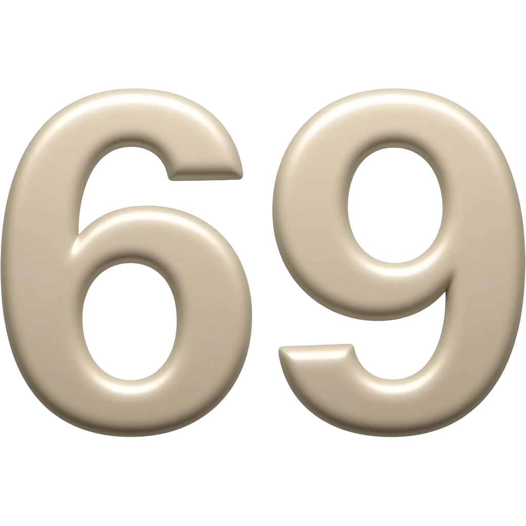 Sixty nine emoji