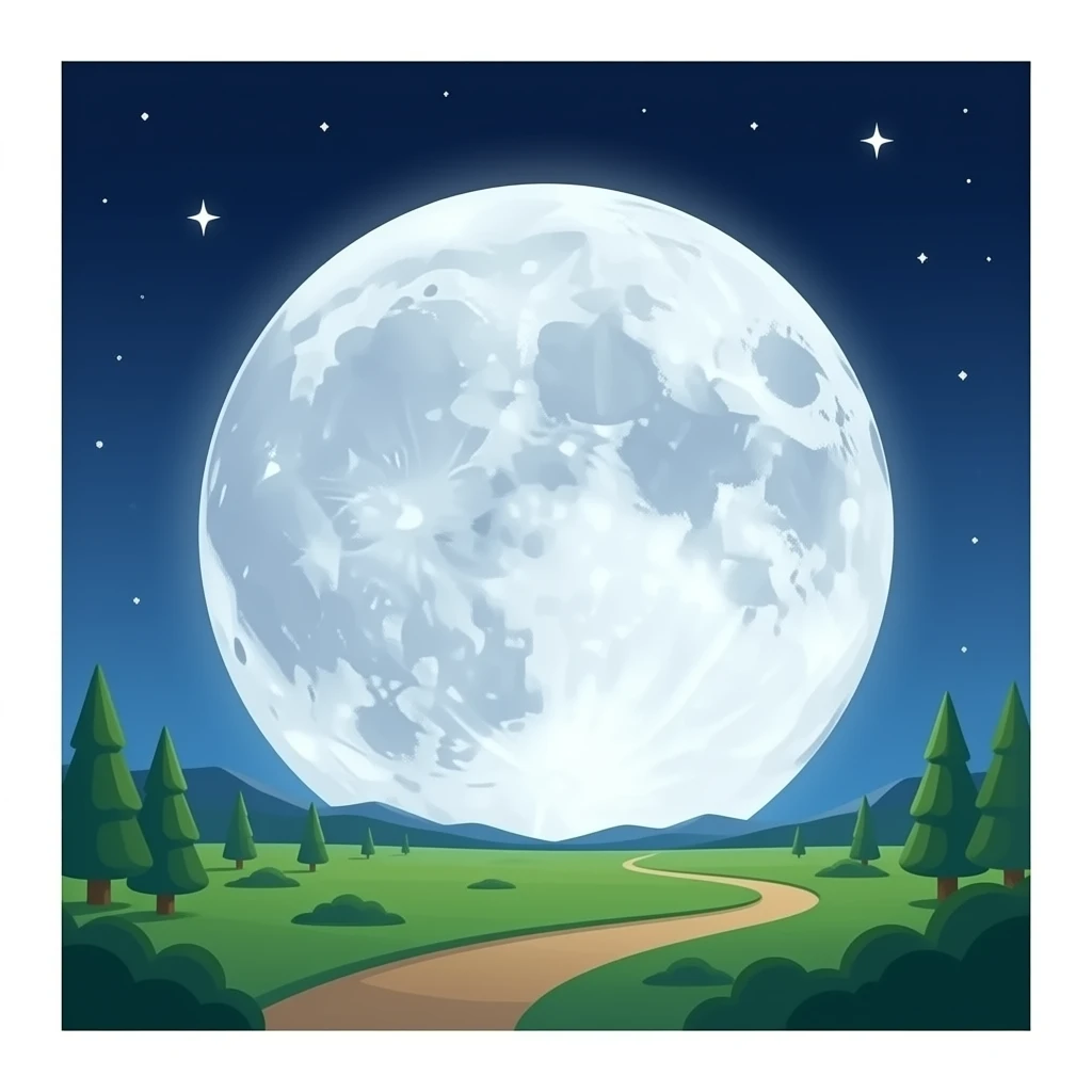 Moon emoji
