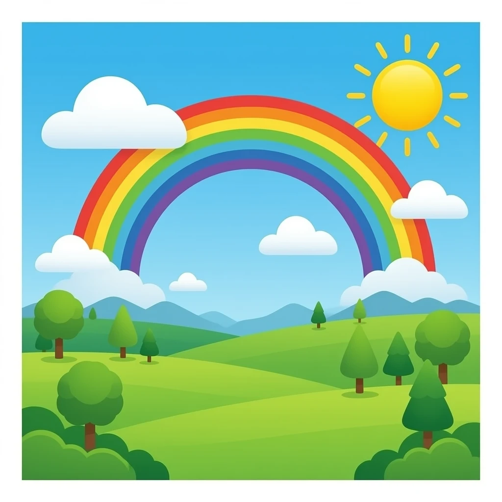 Arco íris emoji