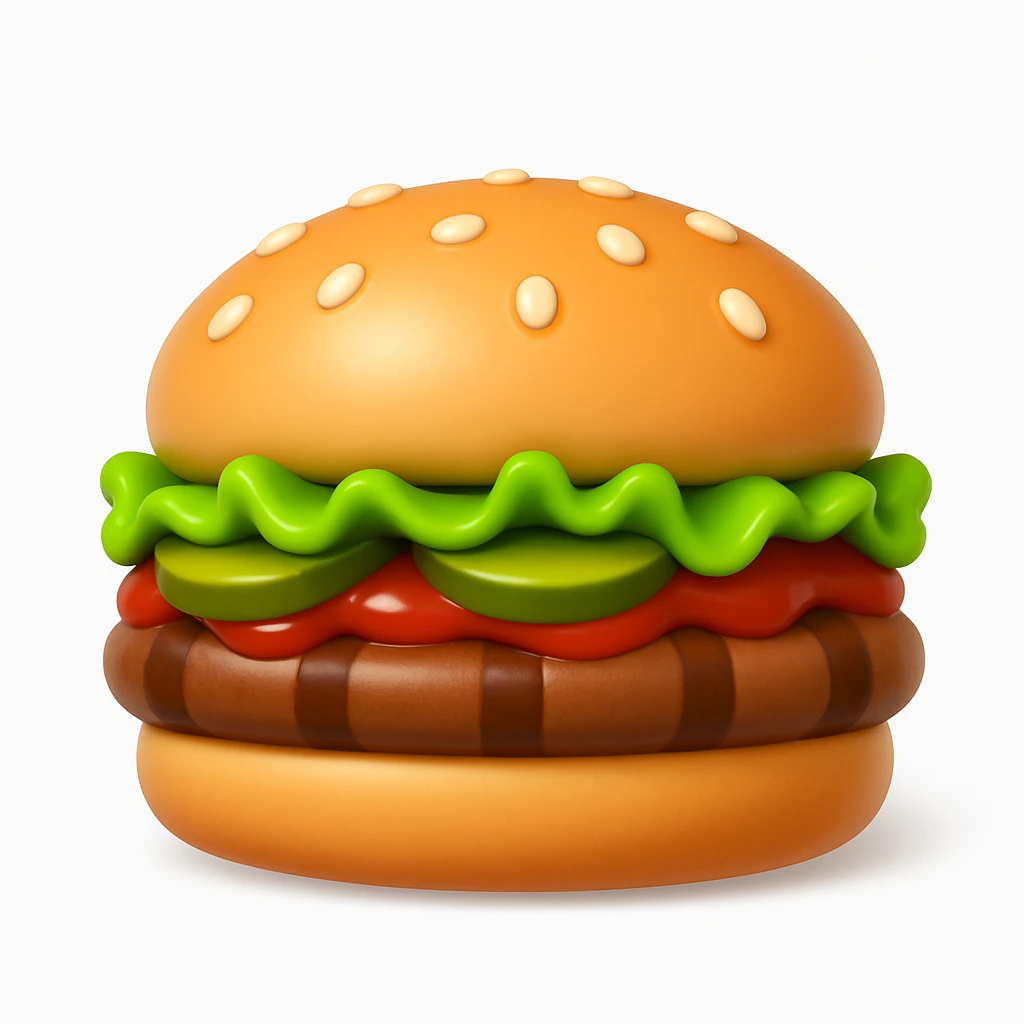 Convert the uploaded image into a 3D Apple-style emoji — preserve the key shapes, colors, and overall composition of the original image. Simplify the forms into clean, rounded cartoon-style elements while keeping the subject recognizable. Apply glossy textures, soft lighting, smooth shading, and render everything in Apple emoji style on a clean white background emoji
