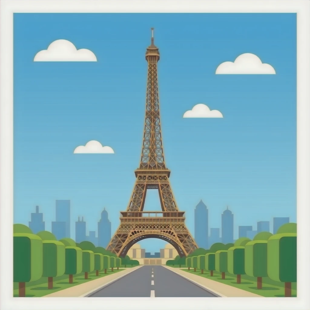 eiffel tower emoji