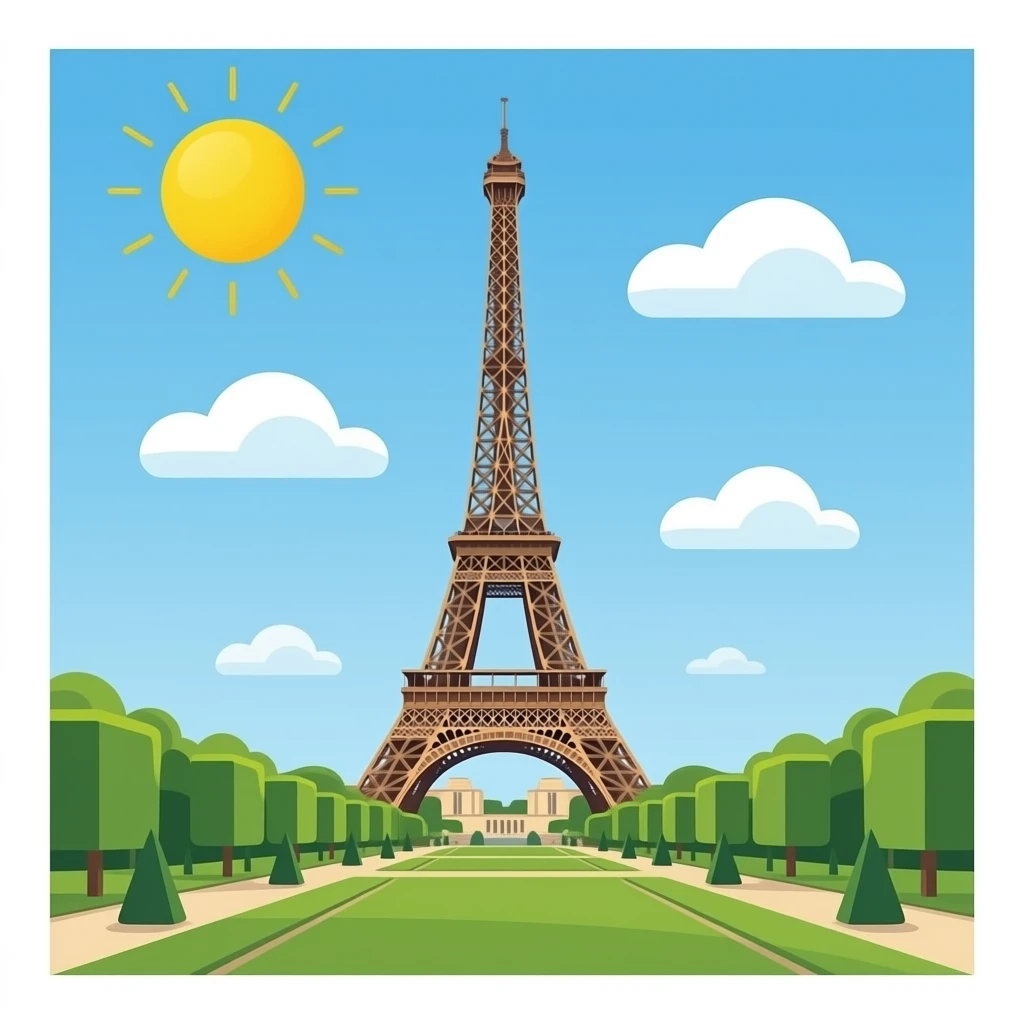 torre eiffel emoji