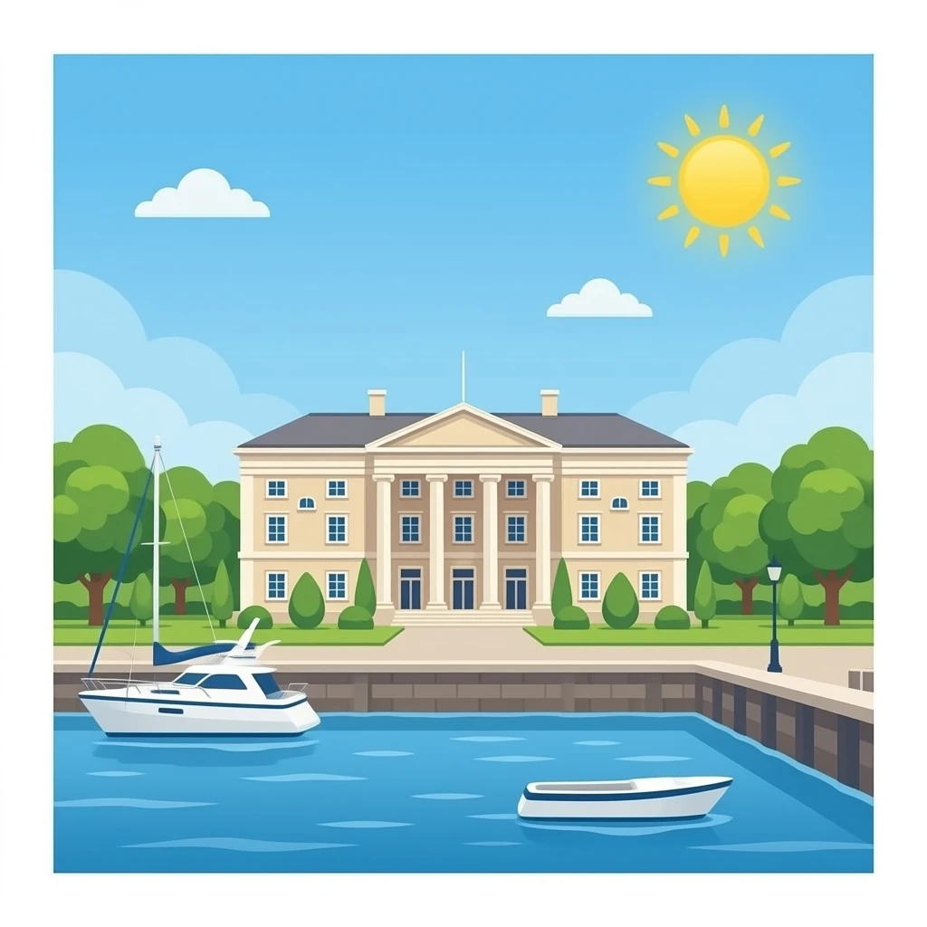 Harbour  building emoji no background emoji