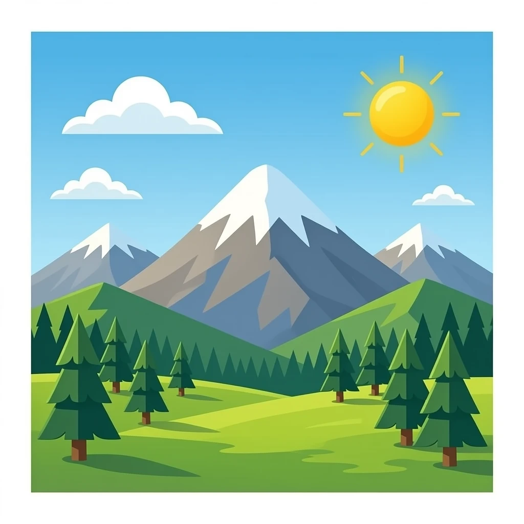 mountain emoji
