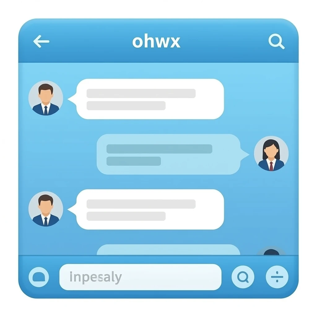 THE LIGHT PASTEL BLUE CHAT APP!! (FRUTIGER AERO NOSTALGIA ARTSTYLE ...