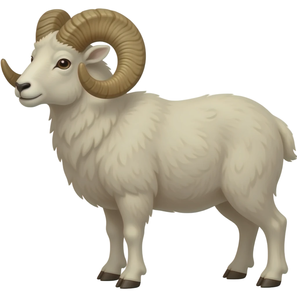 Mountain sheep emoji