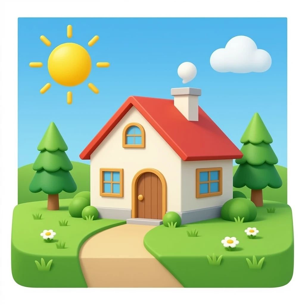 small house emoji