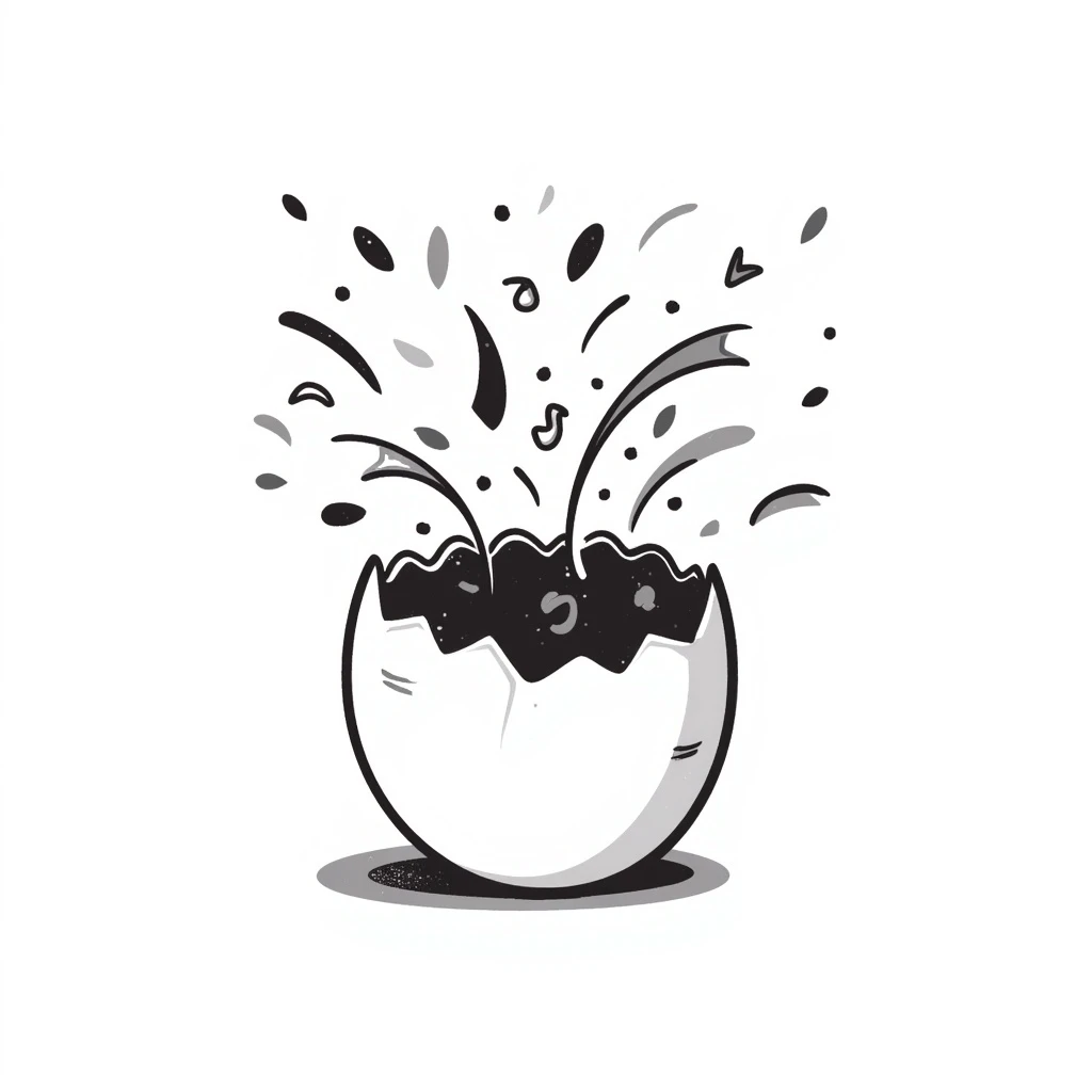 Confetti egg emoji