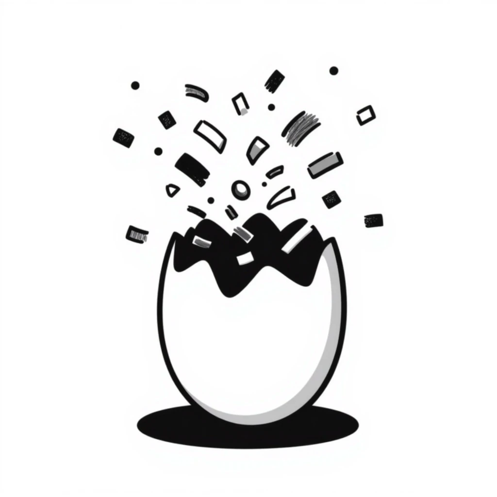 Confetti egg emoji