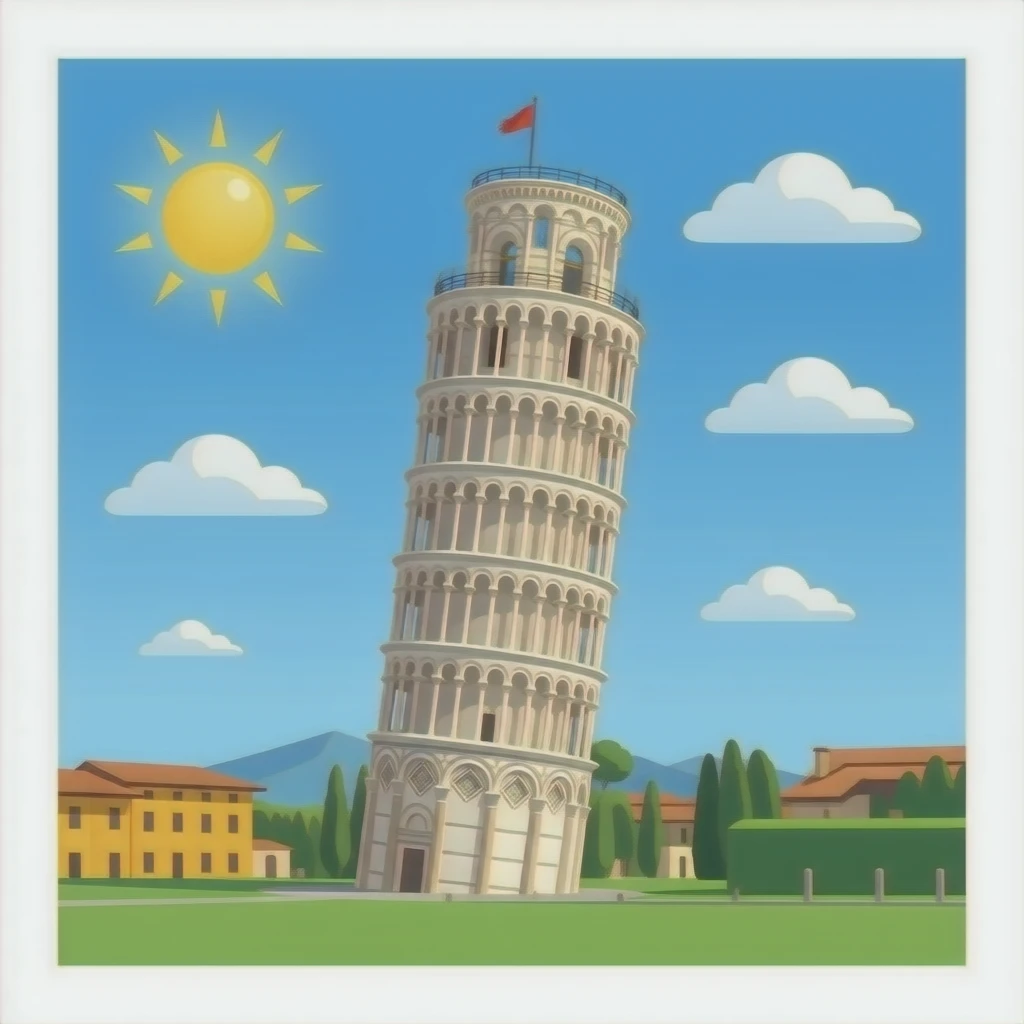 Leaning Tower of Pisa emoji