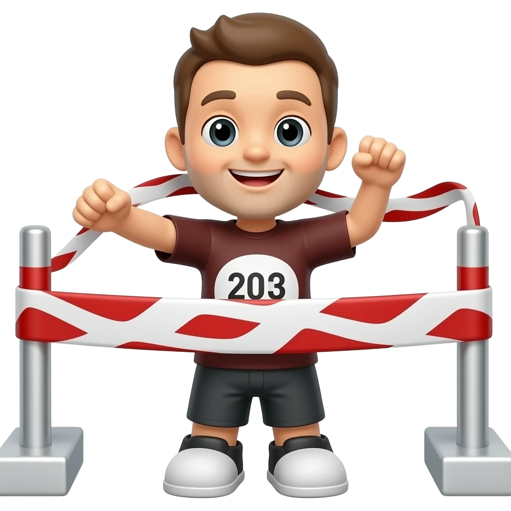 finish line emoji