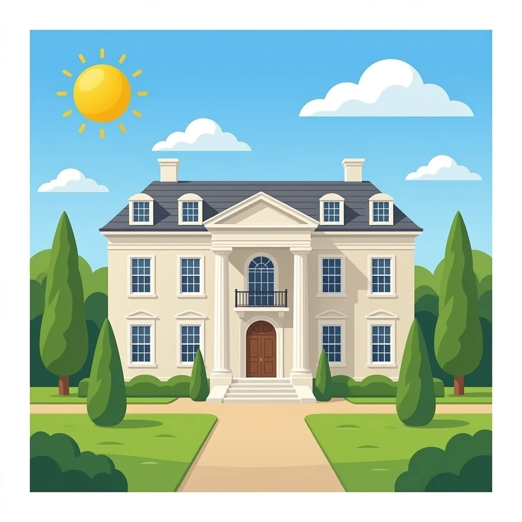 mansion emoji