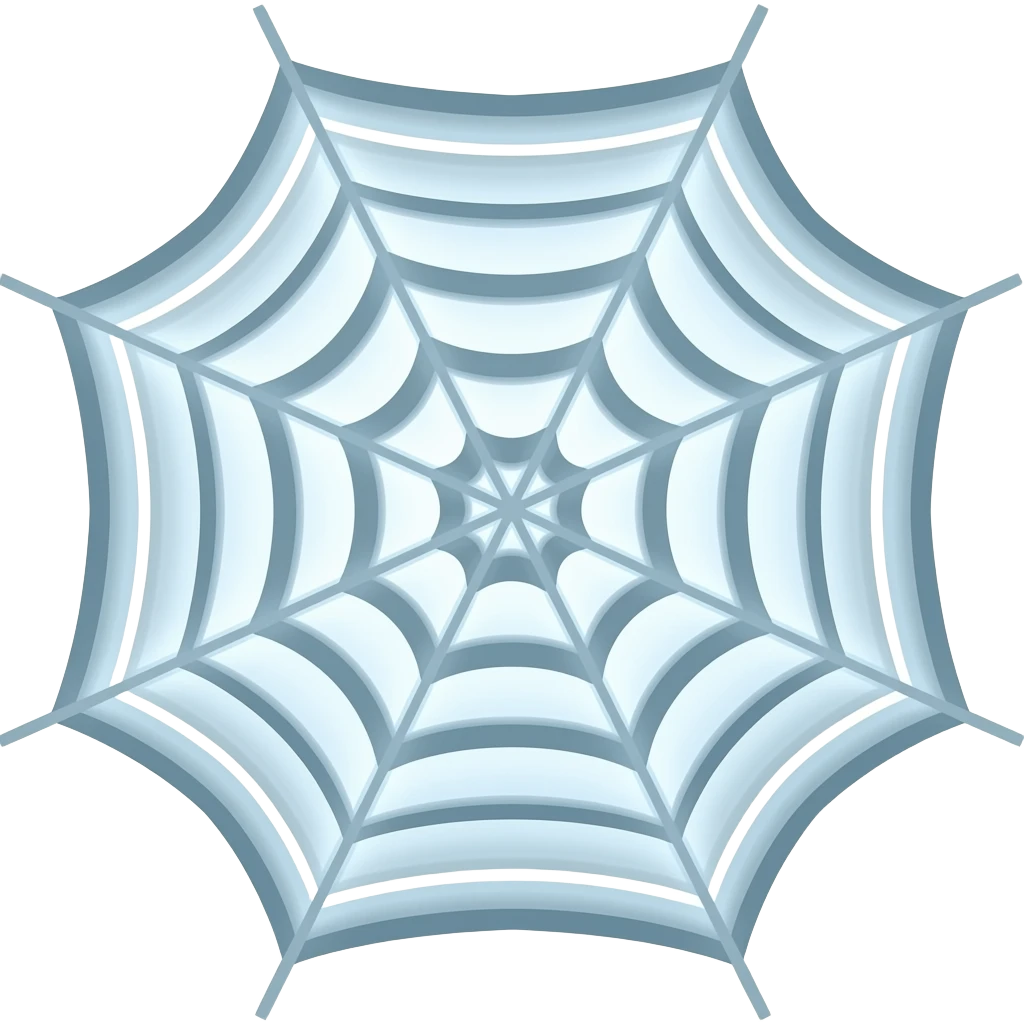 Spider web emoji