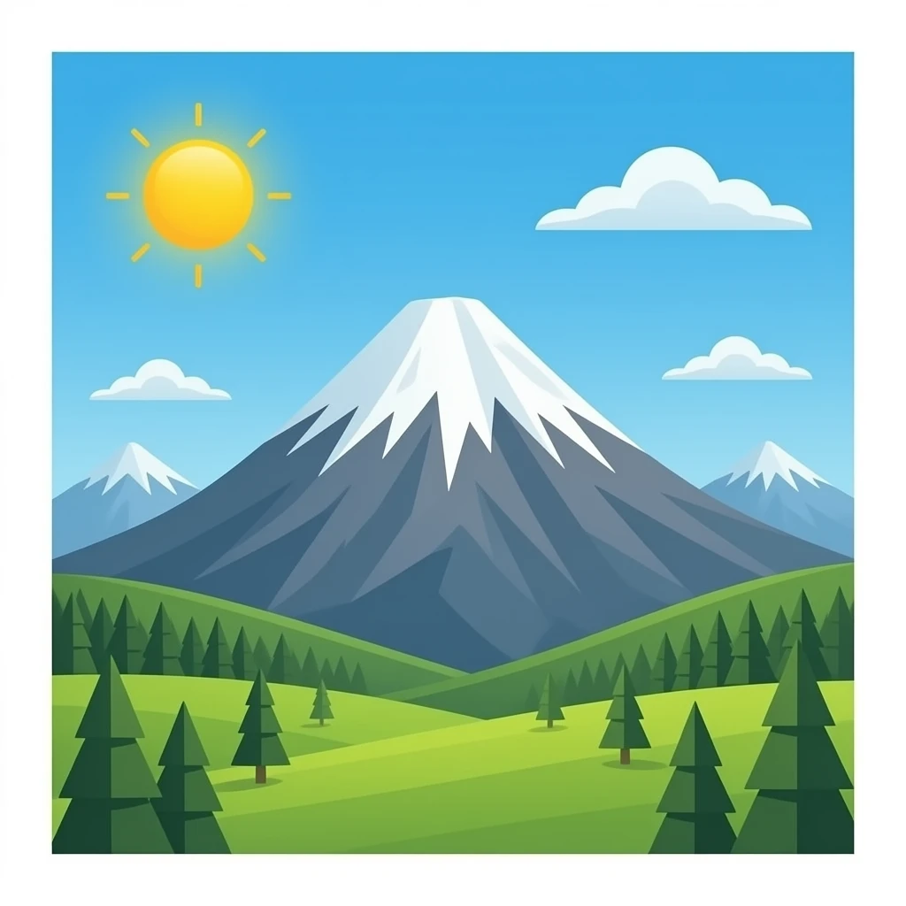 big mountain emoji