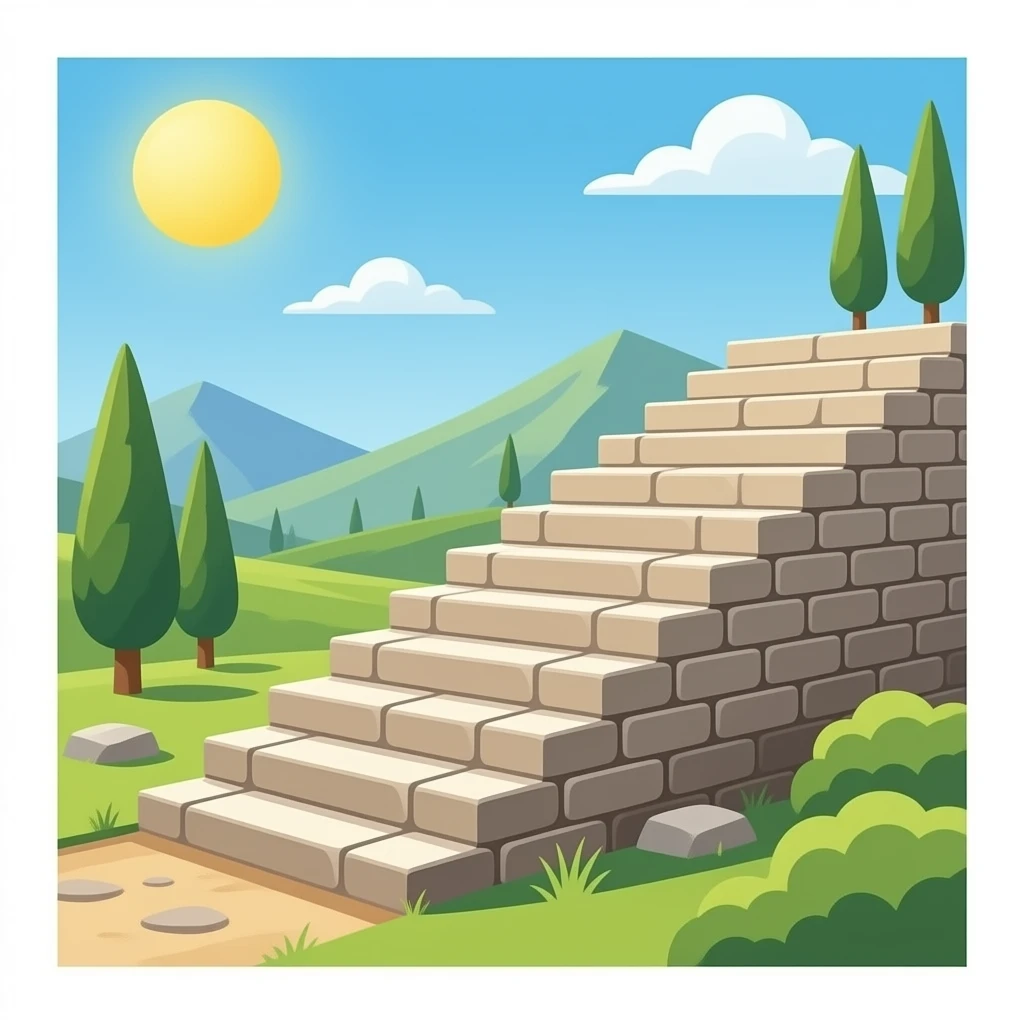 stone stairs emoji