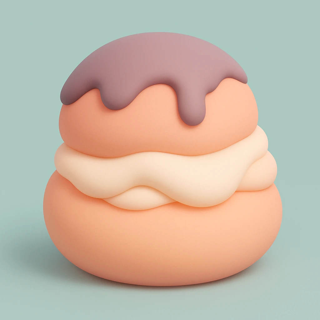 Create attached image in mochi style emoji