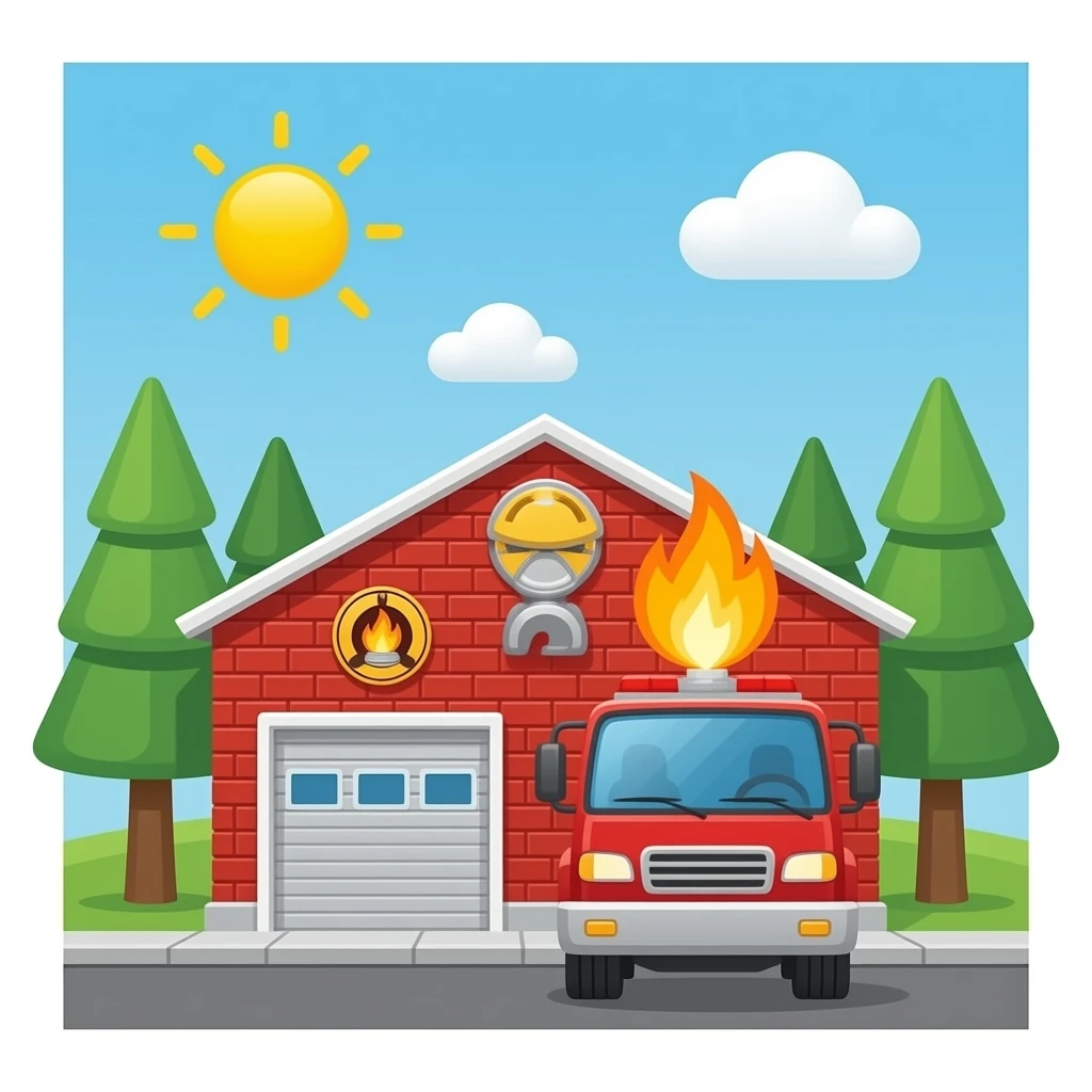 Emisora de bomberos emoji