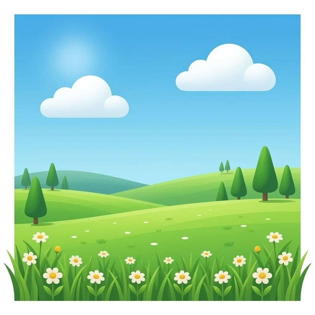 green grass emoji